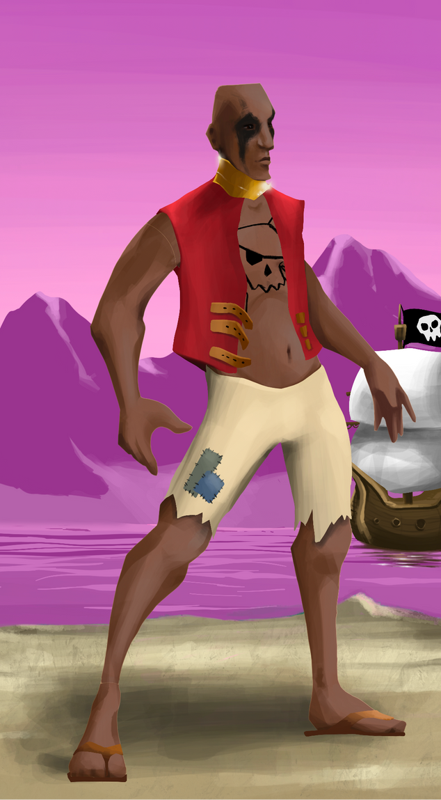 AlgoSeas Pirate #24168 NFT on Algorand