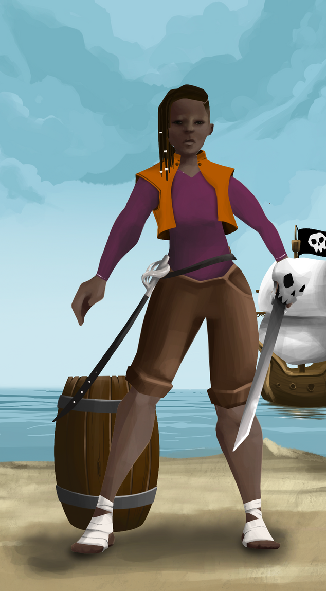 AlgoSeas Pirate #24201 NFT on Algorand