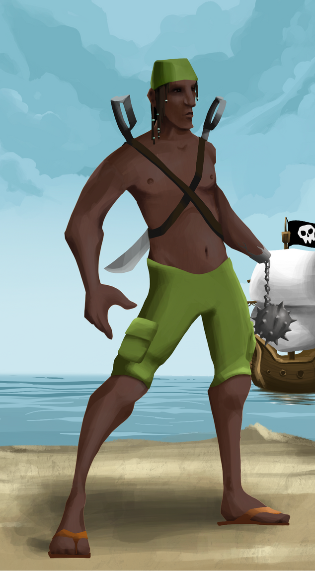 AlgoSeas Pirate #24215 NFT on Algorand