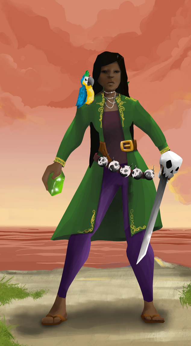 AlgoSeas Pirate #24245 NFT on Algorand