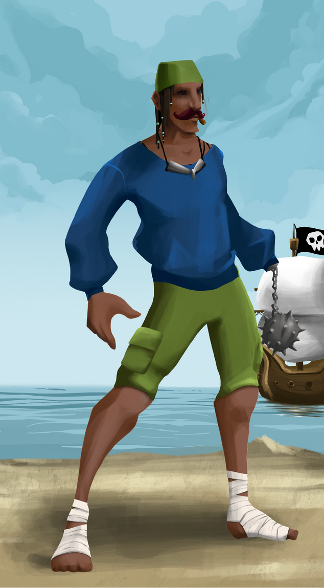 AlgoSeas Pirate #24298 NFT on Algorand