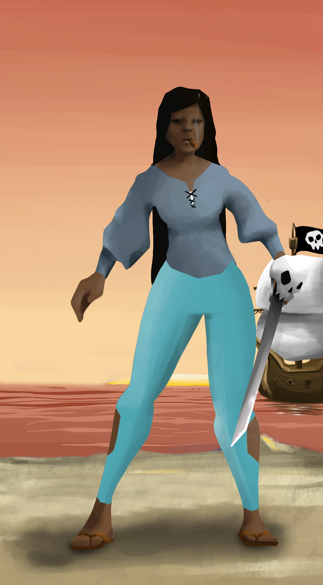 AlgoSeas Pirate #24305 NFT on Algorand