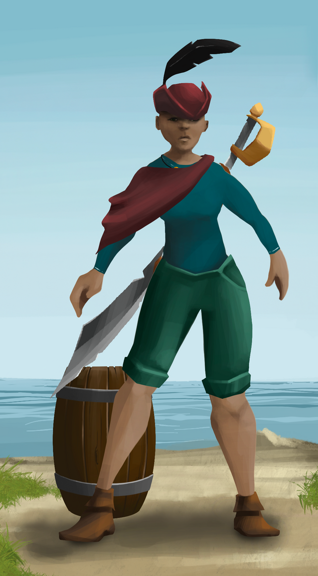 AlgoSeas Pirate #24307 NFT on Algorand