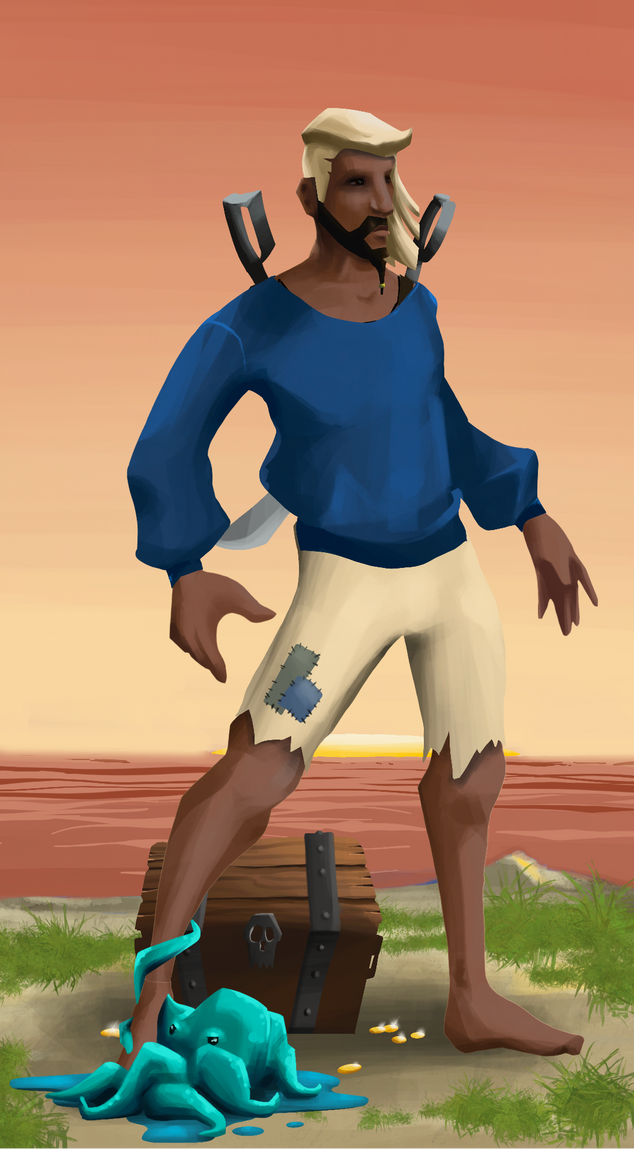 AlgoSeas Pirate #24329 NFT on Algorand