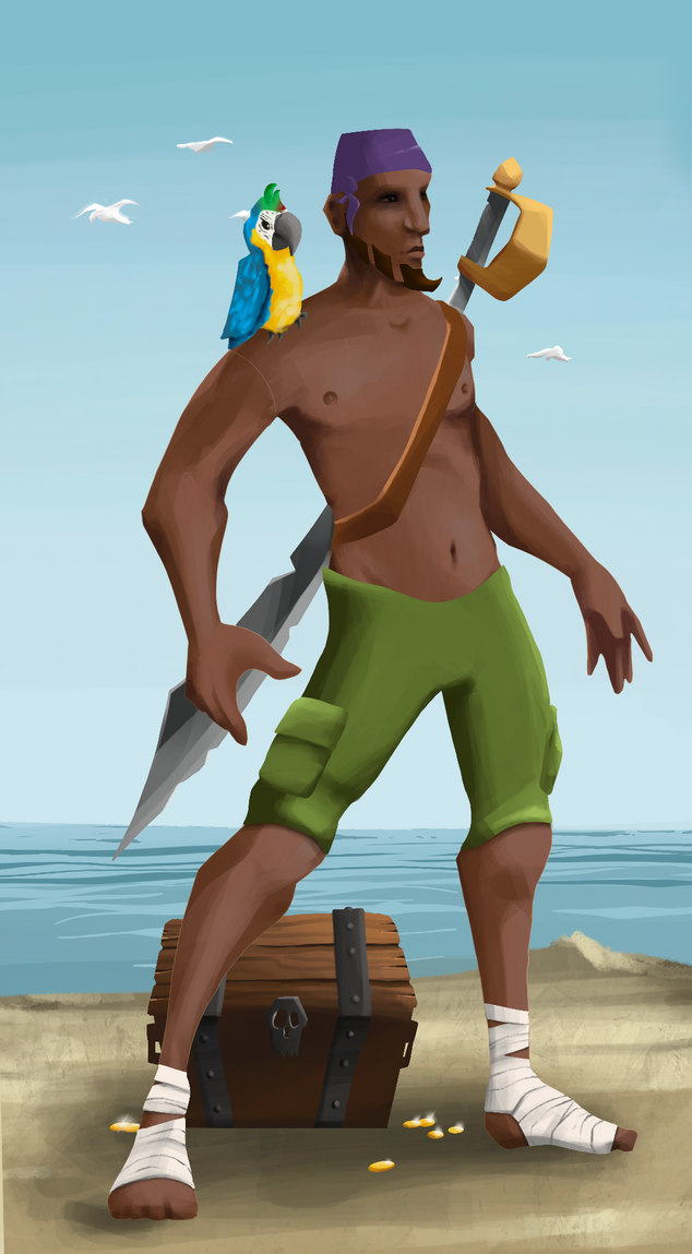 AlgoSeas Pirate #2433 NFT on Algorand