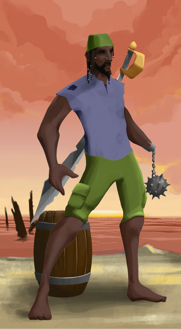 AlgoSeas Pirate #24392 NFT on Algorand