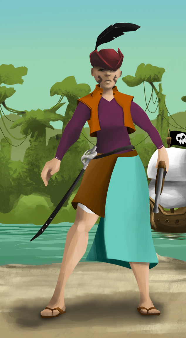 AlgoSeas Pirate #24417 NFT on Algorand