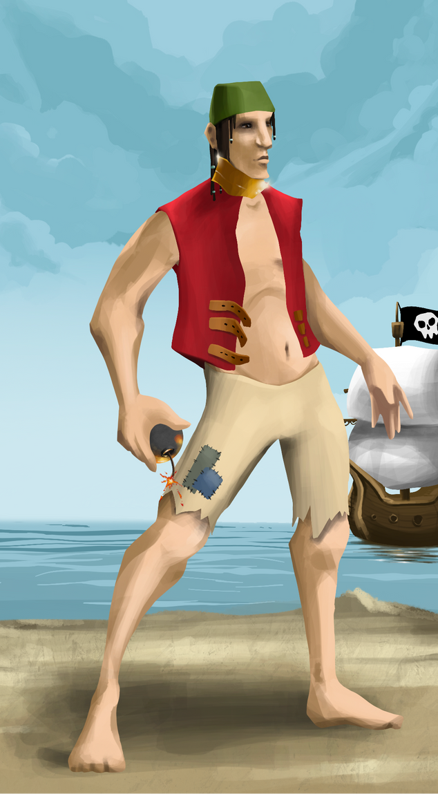 AlgoSeas Pirate #24446 NFT on Algorand