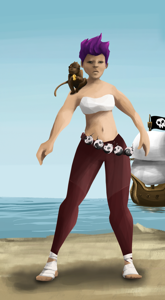 AlgoSeas Pirate #24454 NFT on Algorand