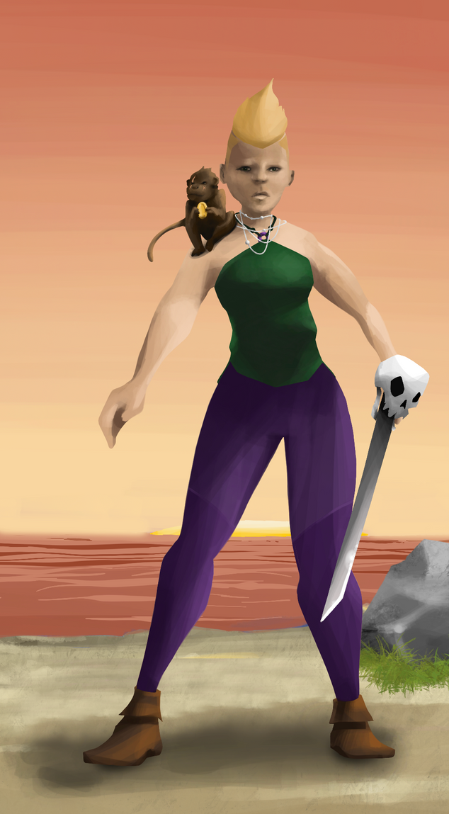 AlgoSeas Pirate #24458 NFT on Algorand