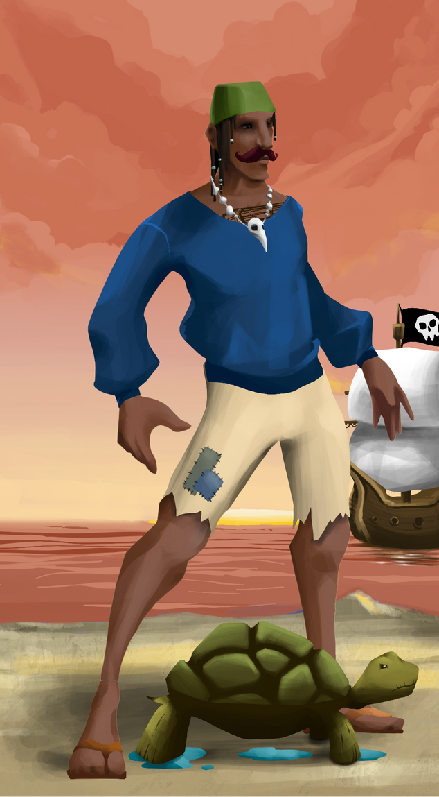 AlgoSeas Pirate #2446 NFT on Algorand