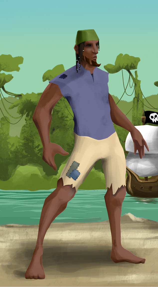 AlgoSeas Pirate #24482 NFT on Algorand