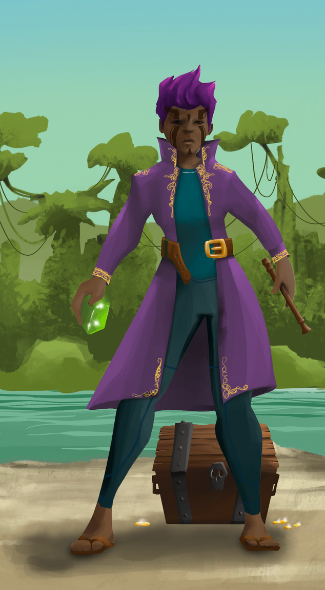 AlgoSeas Pirate #2451 NFT on Algorand