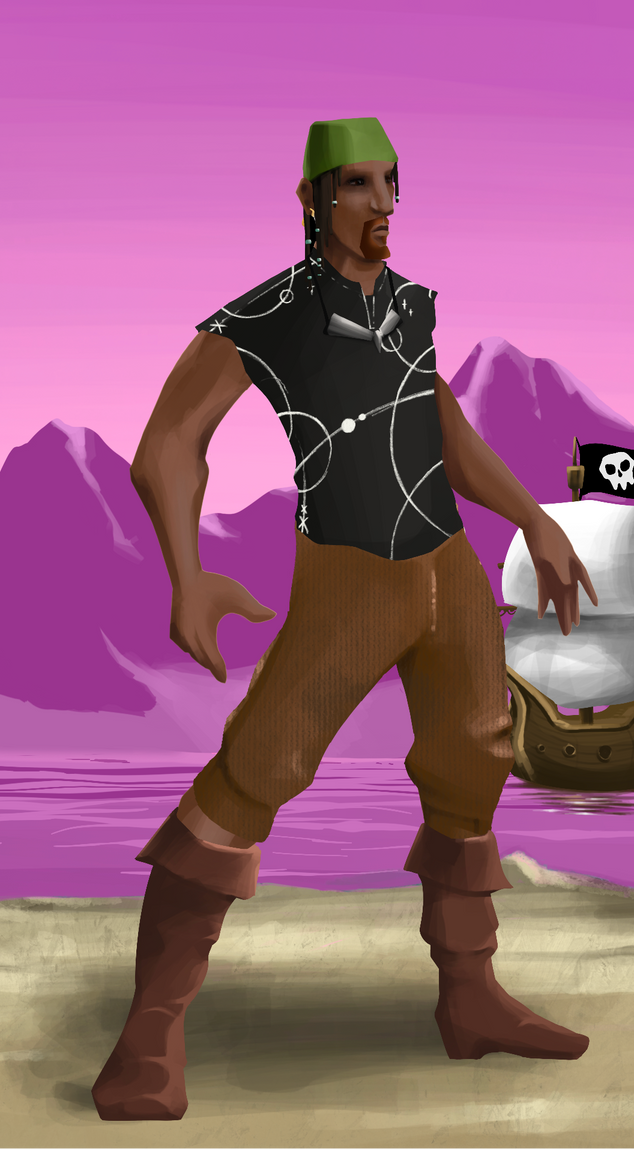 AlgoSeas Pirate #24549 NFT on Algorand