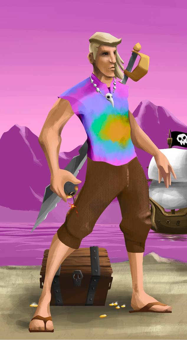 AlgoSeas Pirate #24579 NFT on Algorand