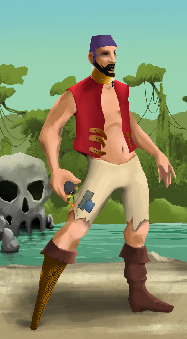 AlgoSeas Pirate #24631 NFT on Algorand