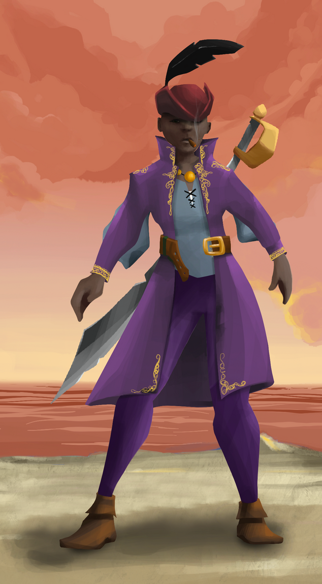 AlgoSeas Pirate #24645 NFT on Algorand