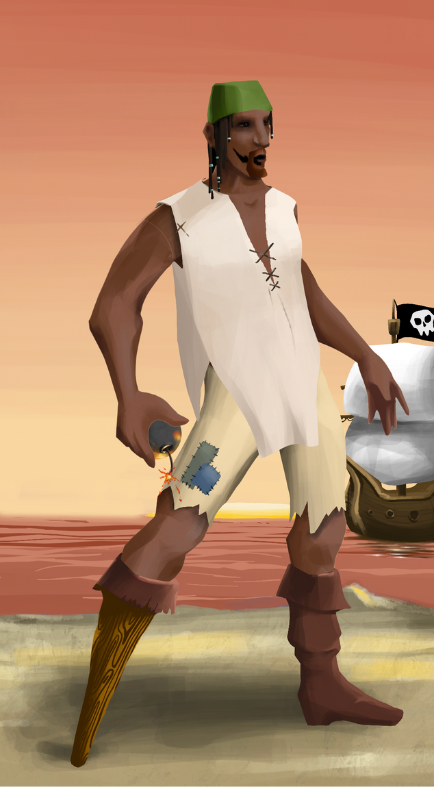 AlgoSeas Pirate #24648 NFT on Algorand