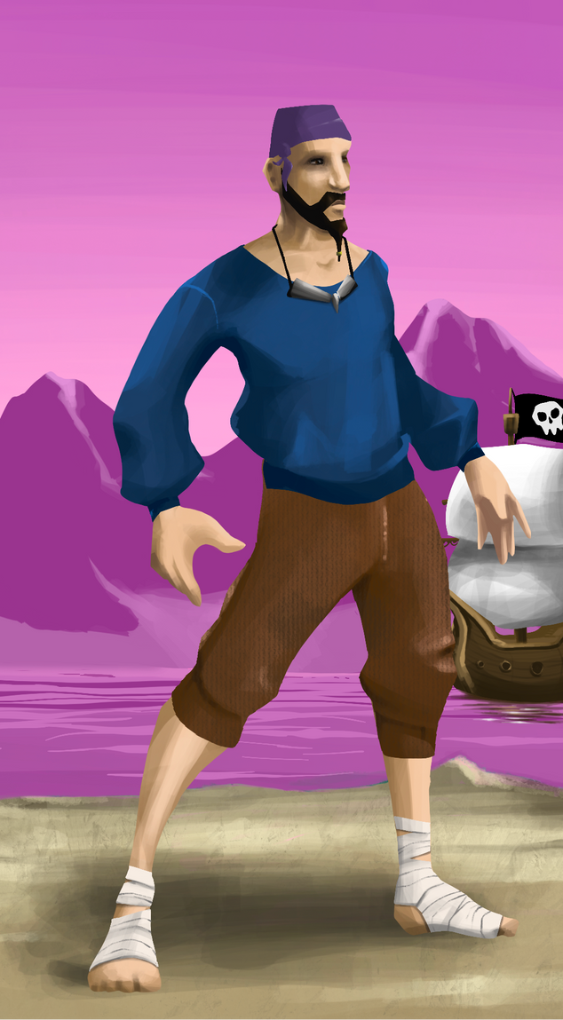 AlgoSeas Pirate #24694 NFT on Algorand