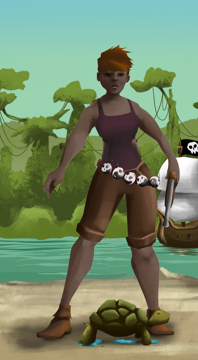 AlgoSeas Pirate #24771 NFT on Algorand