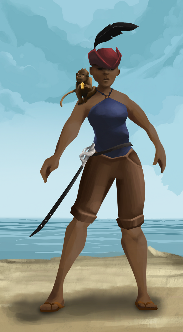 AlgoSeas Pirate #24845 NFT on Algorand