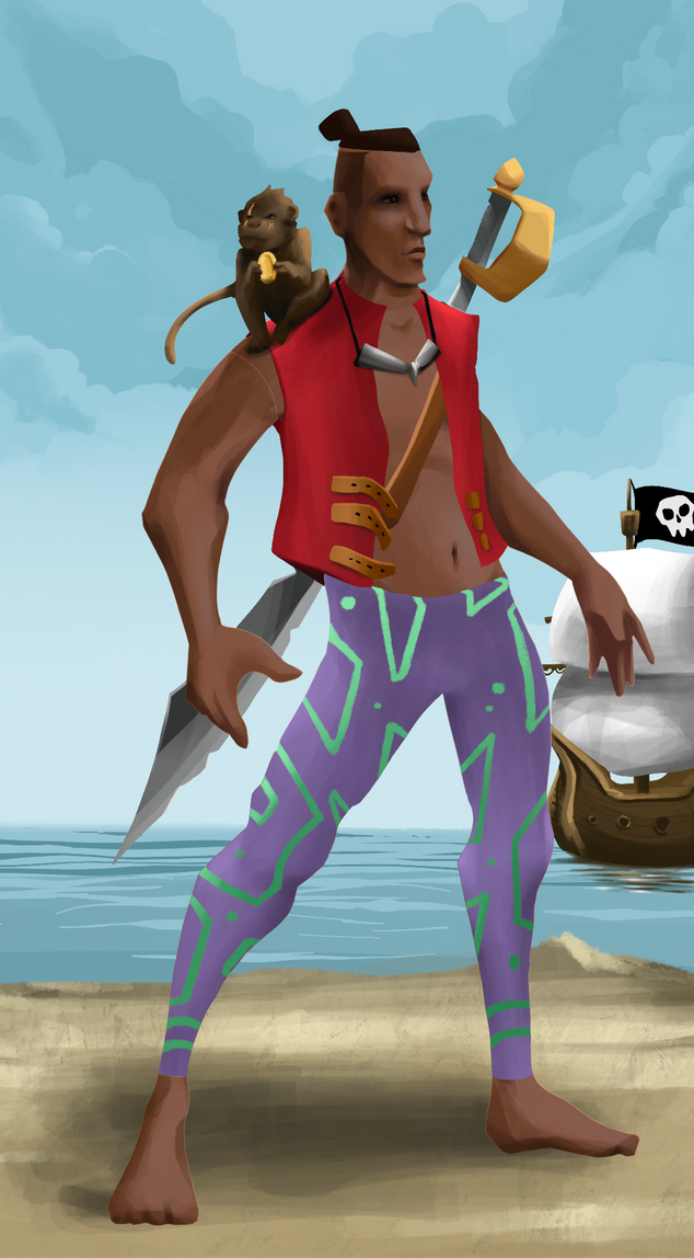 AlgoSeas Pirate #24973 NFT on Algorand