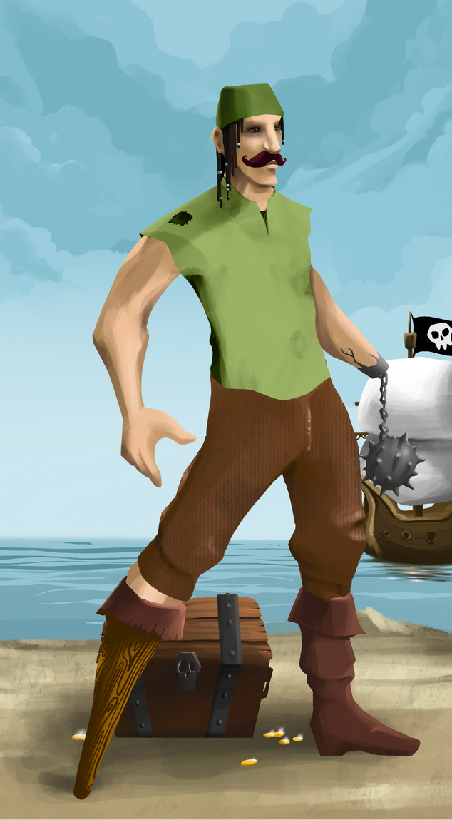 AlgoSeas Pirate #25014 NFT on Algorand