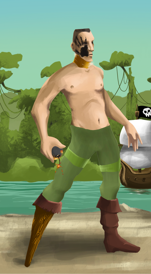 AlgoSeas Pirate #25071 NFT on Algorand