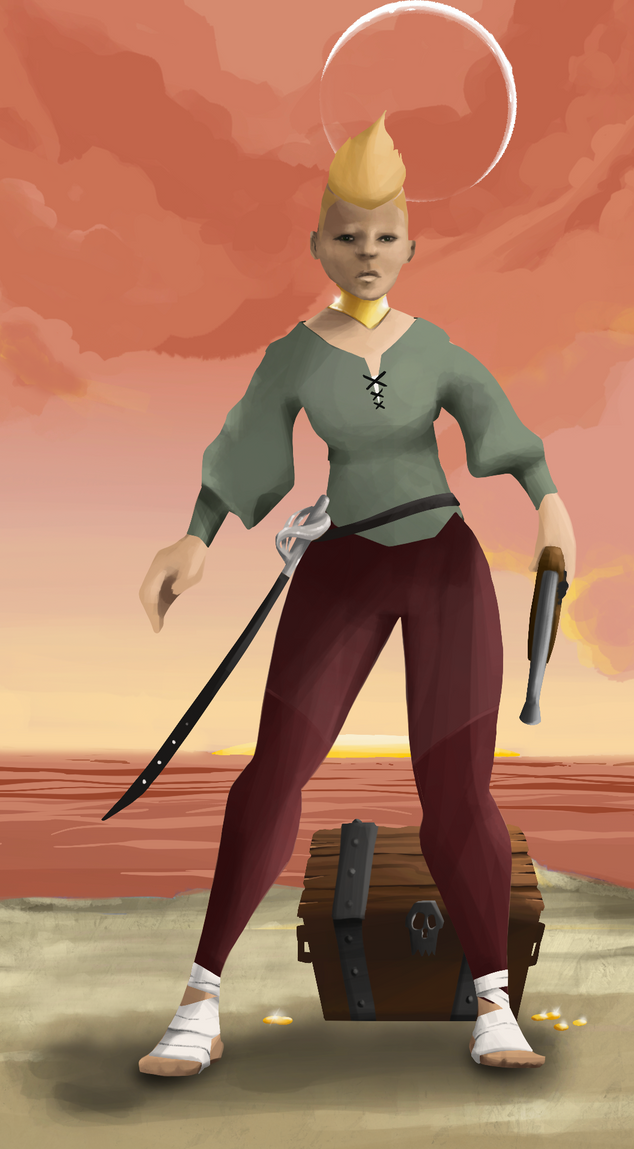 AlgoSeas Pirate #25077 NFT on Algorand