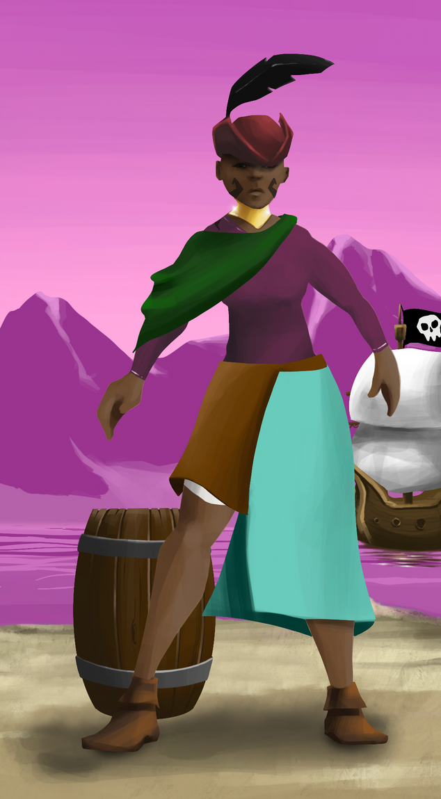 AlgoSeas Pirate #25091 NFT on Algorand