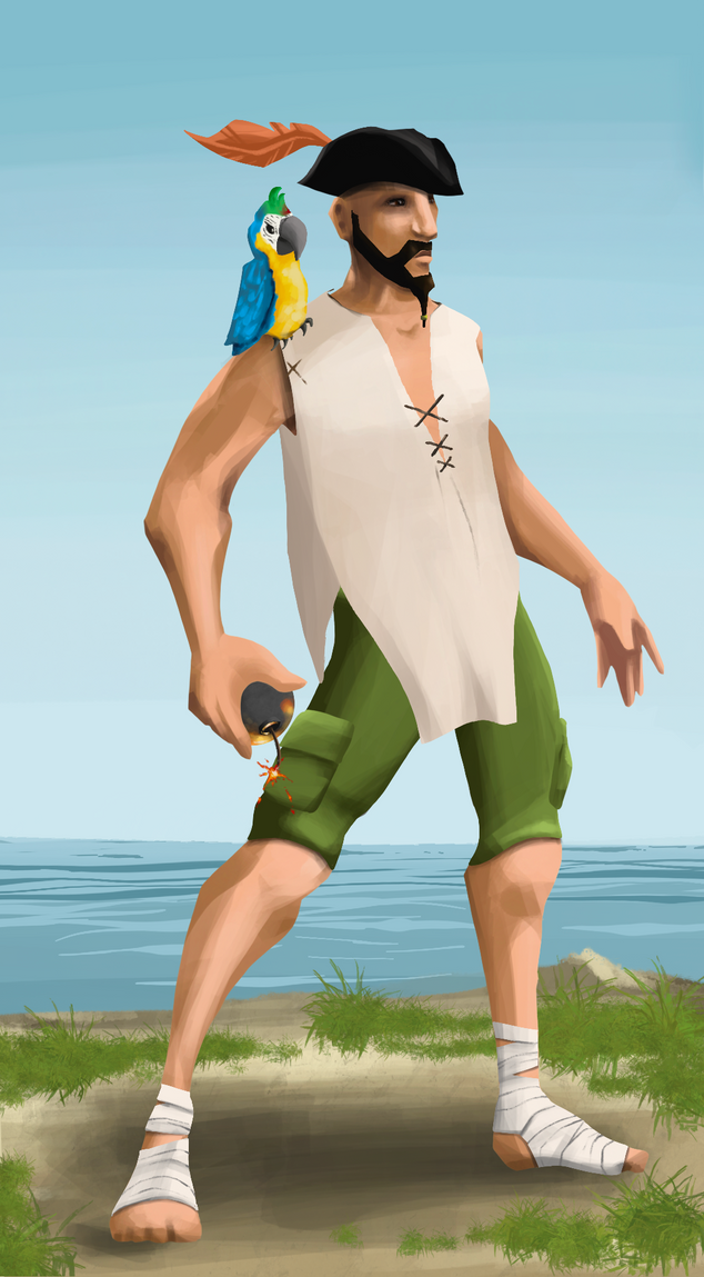 AlgoSeas Pirate #25106 NFT on Algorand