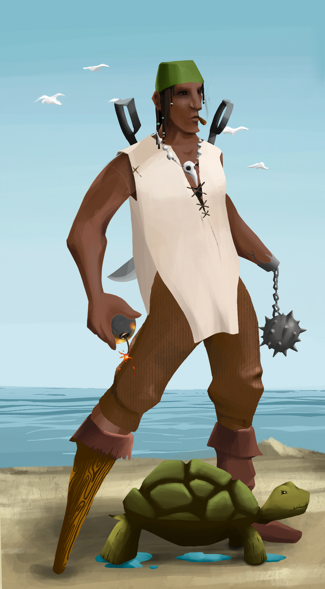 AlgoSeas Pirate #25134 NFT on Algorand