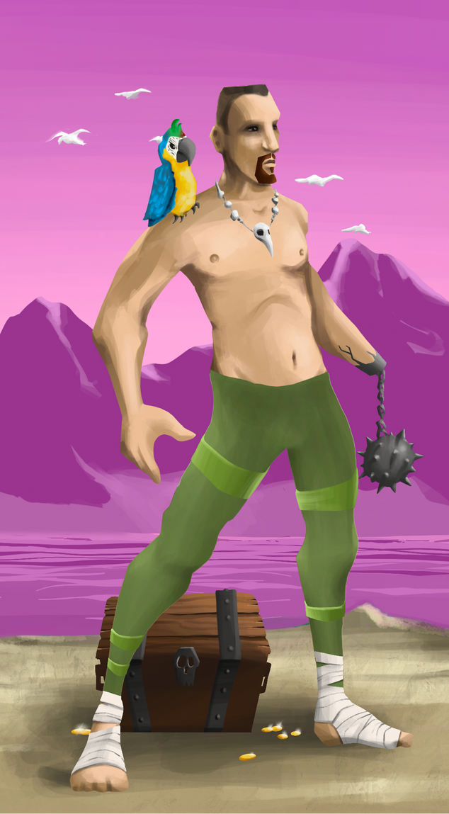 AlgoSeas Pirate #25158 NFT on Algorand