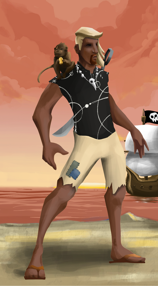 AlgoSeas Pirate #25188 NFT on Algorand