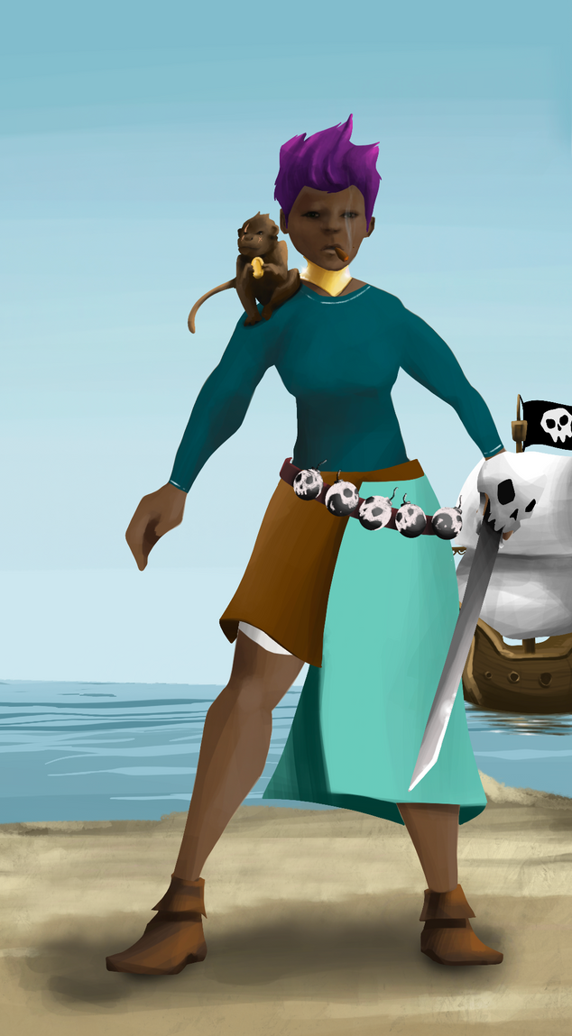 AlgoSeas Pirate #25189 NFT on Algorand