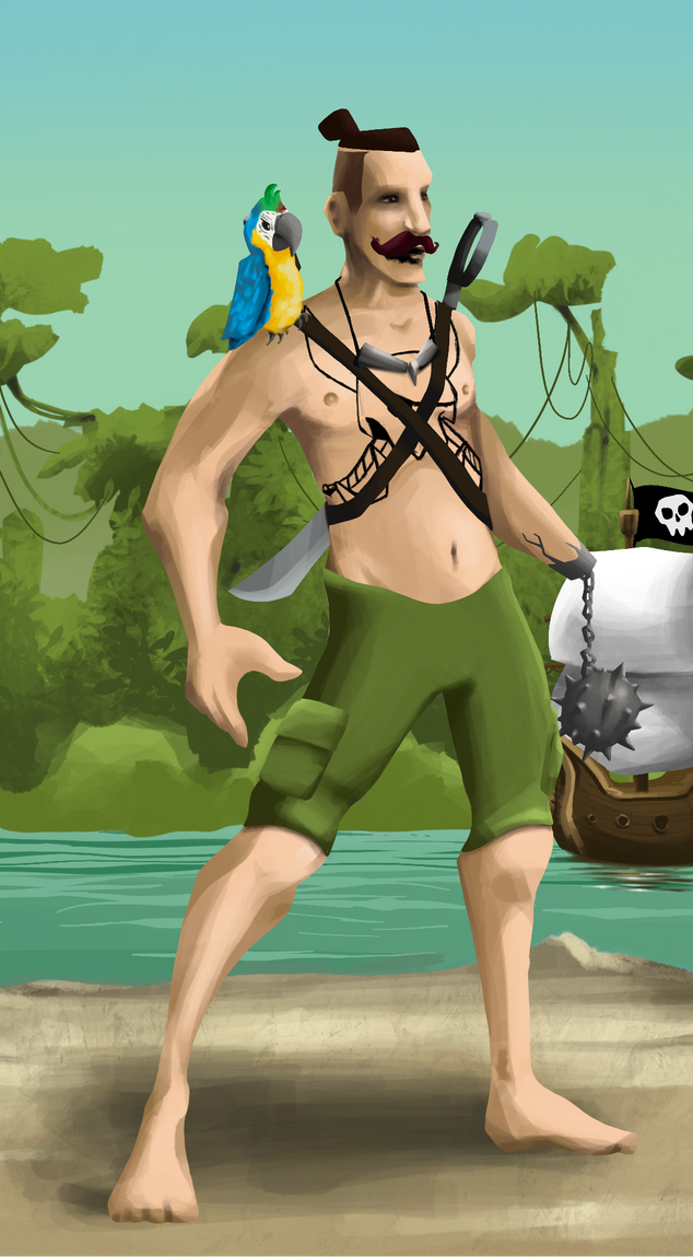 AlgoSeas Pirate #25475 NFT on Algorand