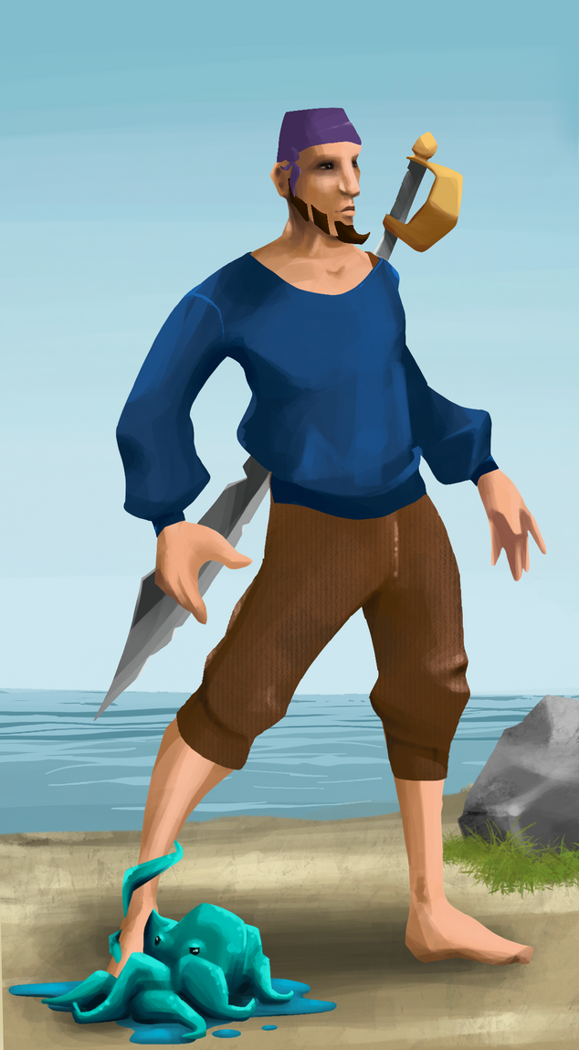 AlgoSeas Pirate #25490 NFT on Algorand