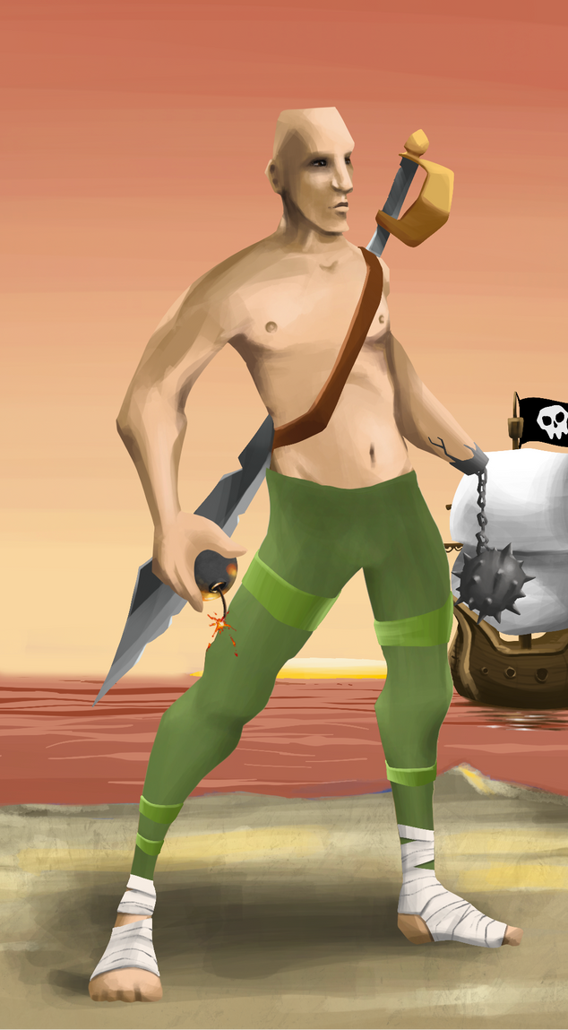 AlgoSeas Pirate #25497 NFT on Algorand