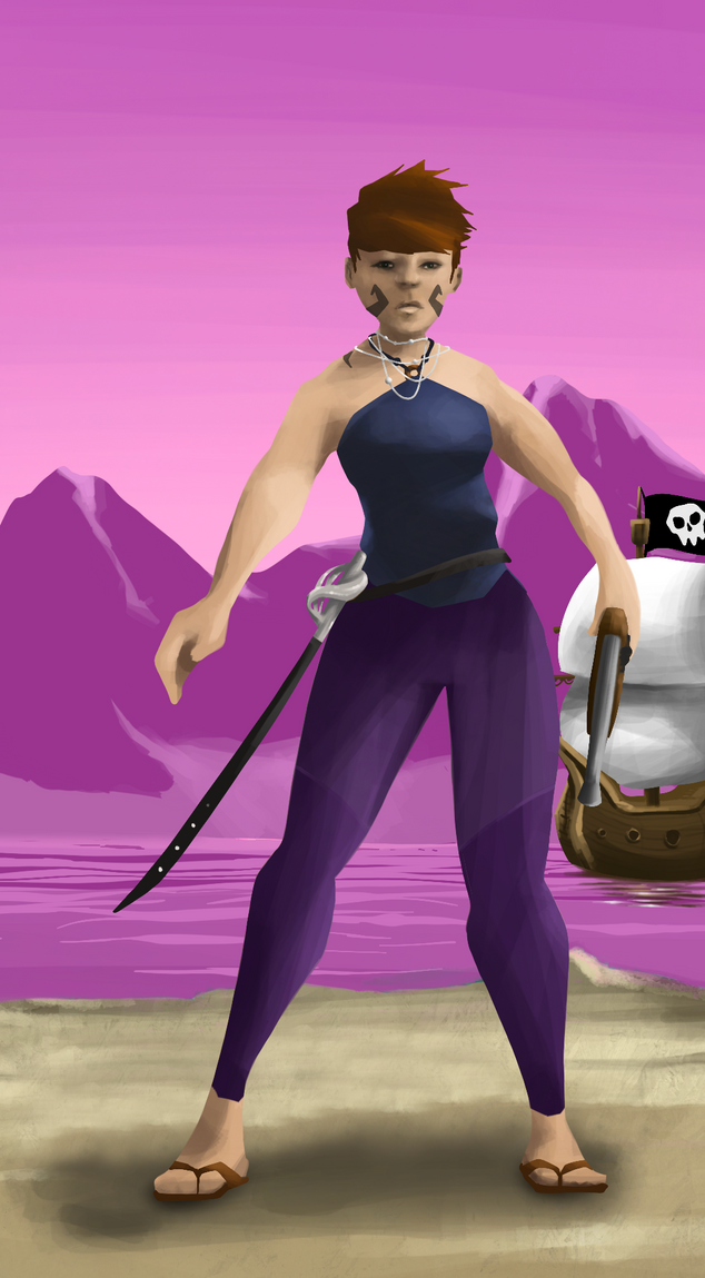 AlgoSeas Pirate #25516 NFT on Algorand