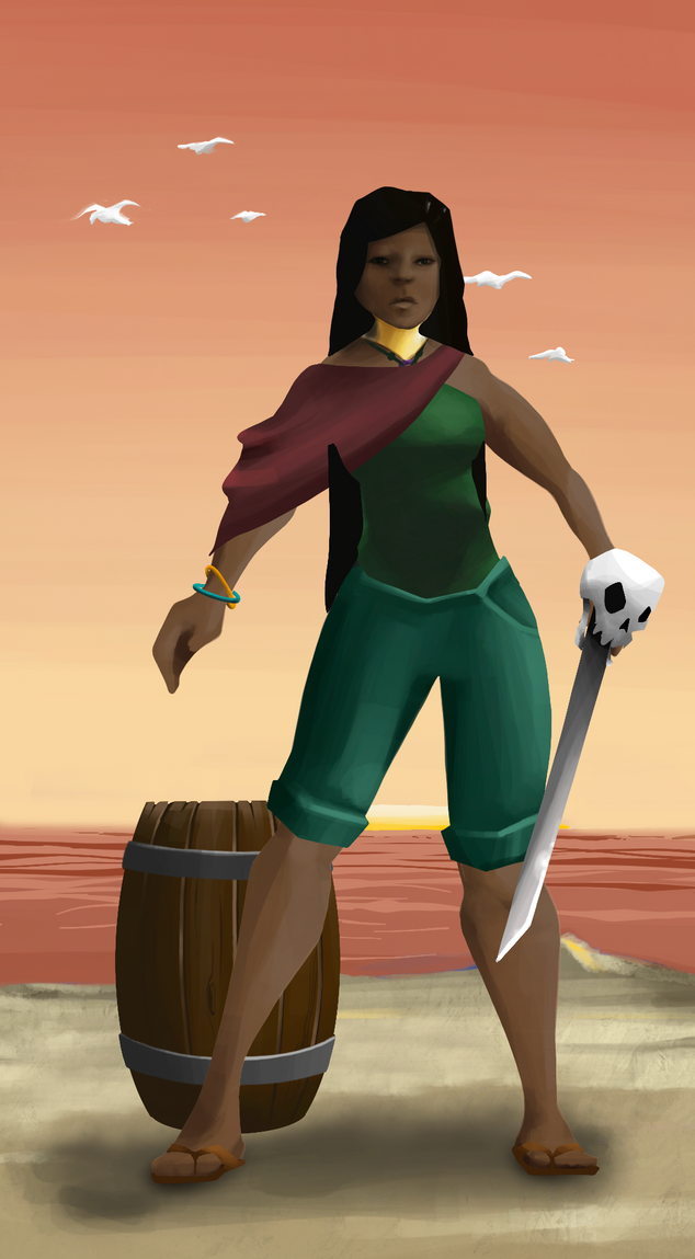 AlgoSeas Pirate #25545 NFT on Algorand