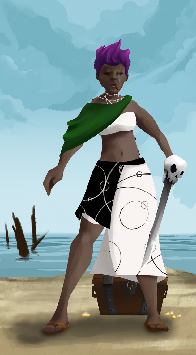 AlgoSeas Pirate #25855 NFT on Algorand