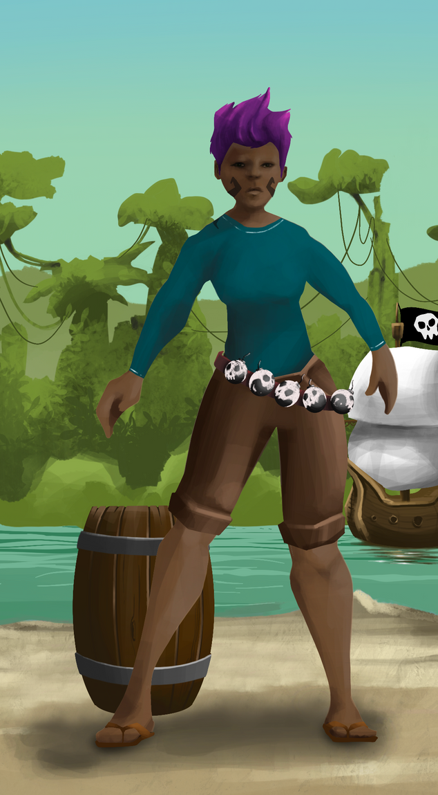 AlgoSeas Pirate #25888 NFT on Algorand