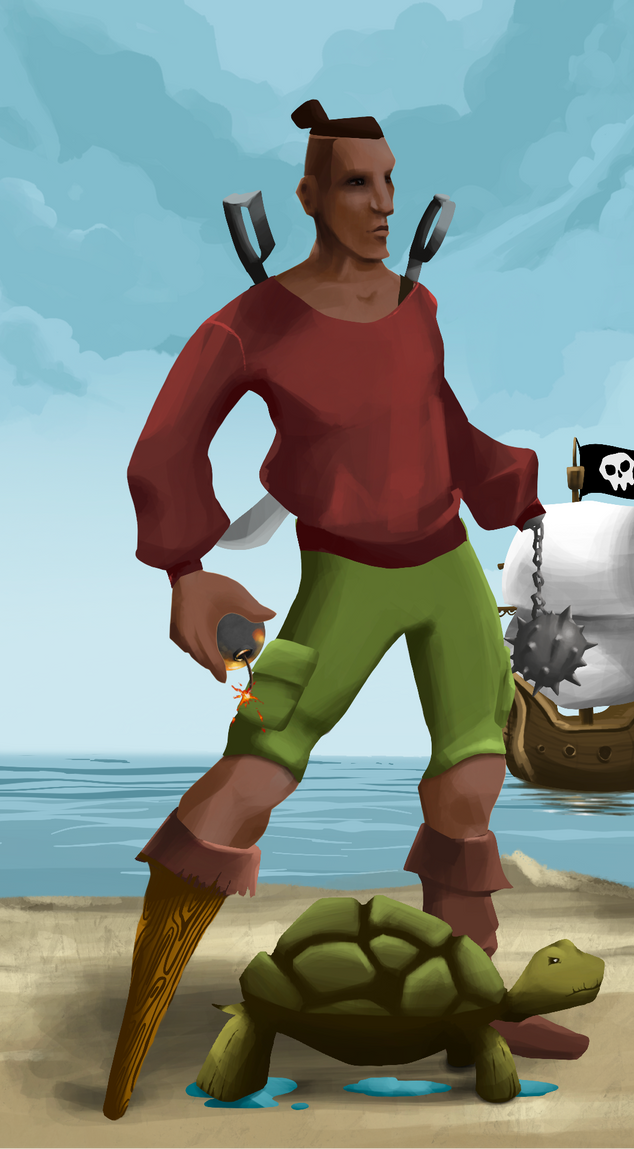 AlgoSeas Pirate #2590 NFT on Algorand