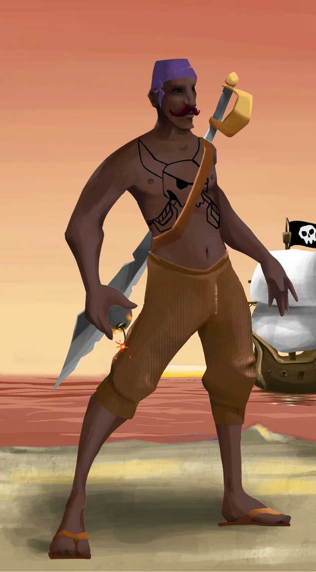 AlgoSeas Pirate #25917 NFT on Algorand
