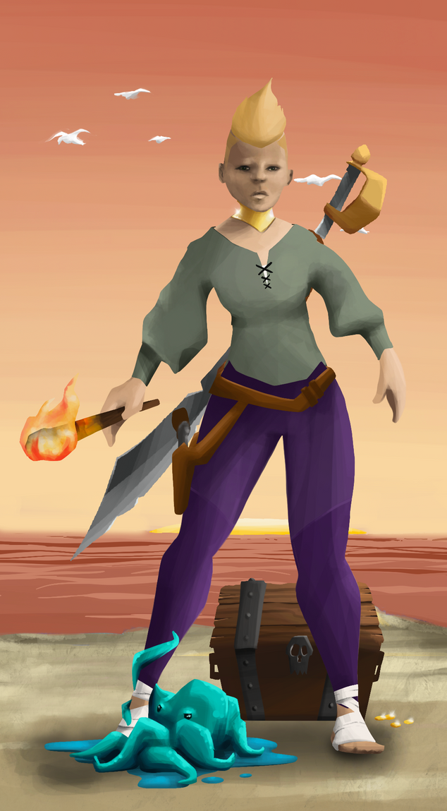 AlgoSeas Pirate #26034 NFT on Algorand