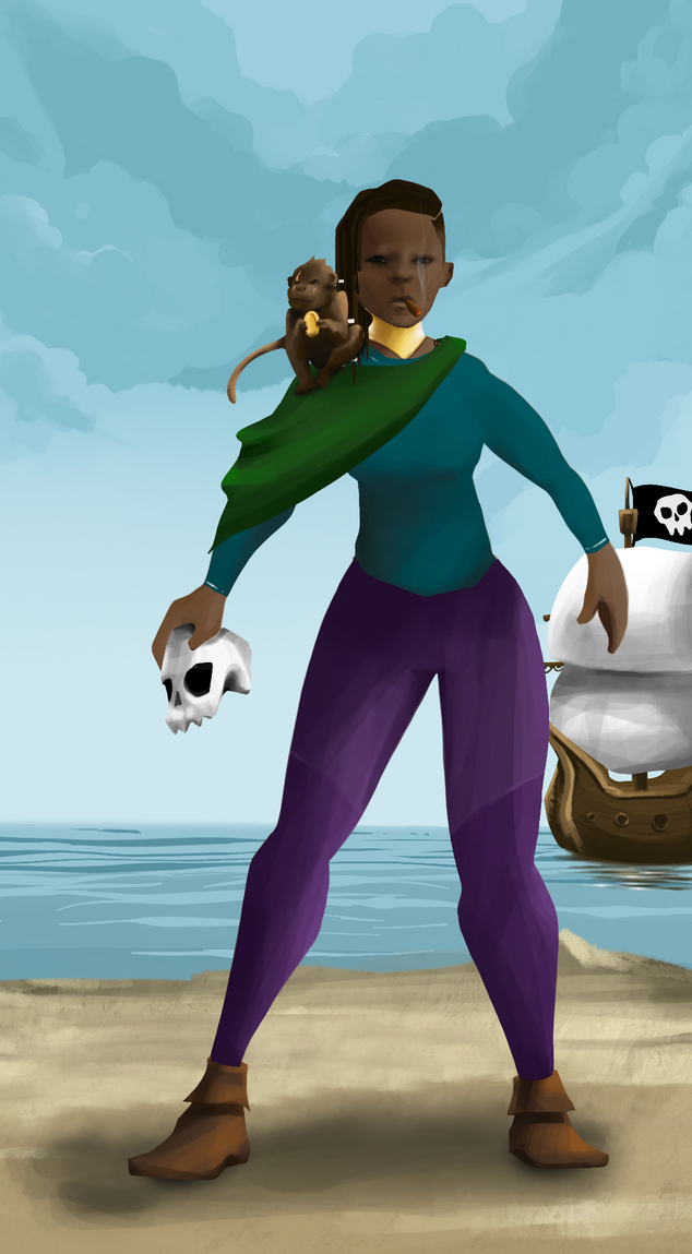 AlgoSeas Pirate #26059 NFT on Algorand