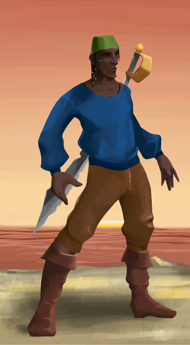 AlgoSeas Pirate #26069 NFT on Algorand