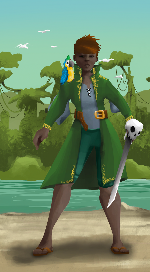 AlgoSeas Pirate #26090 NFT on Algorand