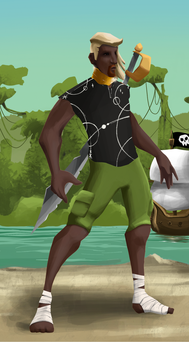 AlgoSeas Pirate #26099 NFT on Algorand