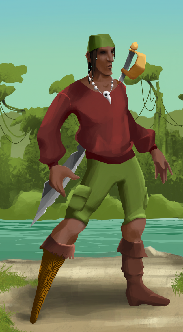 AlgoSeas Pirate #26132 NFT on Algorand